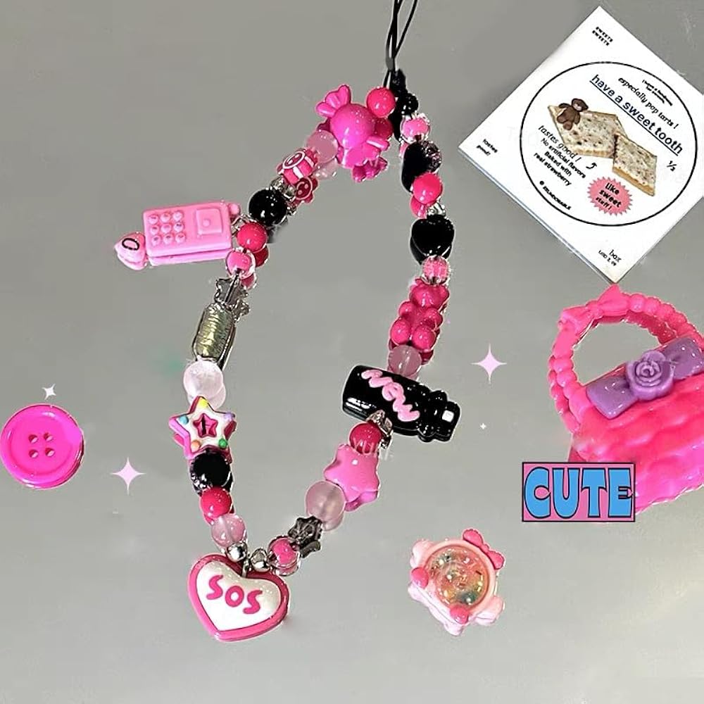 Amazon.com: Flixxo Punk Phone Charms Goth Accessories Y2K
